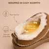 image:imageStelle Girls Slippers Kids Fuzzy House Shoes SlipOnChestnut