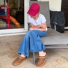 image:imageStelle Girls Slippers Kids Fuzzy House Shoes SlipOnChestnut
