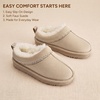 image:imageStelle Girls Slippers Kids Fuzzy House Shoes SlipOnDune