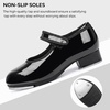 image:imageStelle Girls Tap Shoes PU Leather Easy Strape Dance ShoesAblack