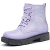 image:imageStelle Combat Boots for Girls Star Print Boots with Side ZipperLavender