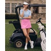 image:imageStelle 14 Womens ALine Tennis Skirt High Waisted Golf Skort with PocketsCotton Candy