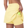image:imageStelle 14 Womens ALine Tennis Skirt High Waisted Golf Skort with PocketsLemon Butter