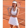 image:imageStelle 14 Womens ALine Tennis Skirt High Waisted Golf Skort with PocketsWhite