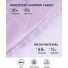 image:imageStelle Girls Skirt with Gymnastic Short Metallic Dance Tulle SkortLavender