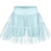 image:imageStelle Girls Skirt with Gymnastic Short Metallic Dance Tulle SkortLight Blue
