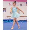 image:imageStelle Girls Skirt with Gymnastic Short Metallic Dance Tulle SkortLight Blue
