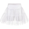 image:imageStelle Girls Skirt with Gymnastic Short Metallic Dance Tulle SkortWhite