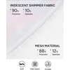 image:imageStelle Girls Skirt with Gymnastic Short Metallic Dance Tulle SkortWhite