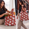 image:imageStelle Lightweight Reusable Grocery Bag with Handles Ripstop Nylon Foldable Tote Shopping Bags for Travel and GroceriesCharlie Pals  Maroon