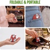 image:imageStelle Lightweight Reusable Grocery Bag with Handles Ripstop Nylon Foldable Tote Shopping Bags for Travel and GroceriesCharlie Pals  Maroon