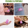image:imageStelle Lightweight Reusable Grocery Bag with Handles Ripstop Nylon Foldable Tote Shopping Bags for Travel and GroceriesCharlie Pals  Pink