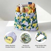 image:imageStelle Lightweight Reusable Grocery Bag with Handles Ripstop Nylon Foldable Tote Shopping Bags for Travel and GroceriesLemon Delight