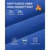 image:imageStelle Womens Fleece Lined Leggings with Pockets High Waisted Yoga PantsCobalt Blue