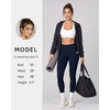 image:imageStelle Womens Fleece Lined Leggings with Pockets High Waisted Yoga PantsNavy