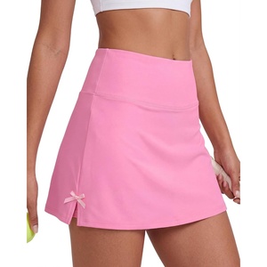 image:imageStelle 14 Womens ALine Tennis Skirt High Waisted Golf Skort with PocketsCotton Candy