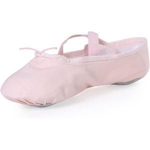 image:imageStelle Canvas Ballet Shoes for Girls Split Sole Dance SlippersBallet Pink