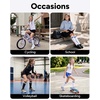 image:imageStelle 3 Pairs Kids Soccer Socks Girls Striped Athletic Knee High Socks3 Pairsblackblack Stripeblue Stripe