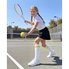 image:imageStelle 3 Pairs Kids Soccer Socks Girls Striped Athletic Knee High Socks3 Pairsred Stripeblue Stripeyellow Stripe