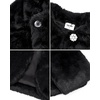 image:imageStelle Girls Faux Fur Dress Coat Cozy Bolero Shrug Button JacketBlack