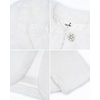 image:imageStelle Girls Faux Fur Dress Coat Cozy Bolero Shrug Button JacketWhite