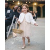image:imageStelle Girls Faux Fur Dress Coat Cozy Bolero Shrug Button JacketWhite