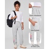 image:imageStelle Girls Love Graphic Jogger SweatpantsFlower Loveheather Grey