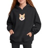 image:imageStelle Girls Hoodies Fleece Sweatshirts Pullover Tops Kids Trendy ClothesBlack