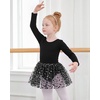 image:imageStelle Ballet Leotards for Girls Ballerina Outfit Long Sleeve Dance DressBlack