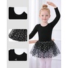 image:imageStelle Ballet Leotards for Girls Ballerina Outfit Long Sleeve Dance DressBlack