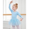 image:imageStelle Ballet Leotards for Girls Ballerina Outfit Long Sleeve Dance DressBlue