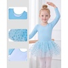 image:imageStelle Ballet Leotards for Girls Ballerina Outfit Long Sleeve Dance DressBlue