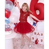 image:imageStelle Girls Sequin Top and Tutu Skirt Sets 2 Piece Outfits 515 YRed