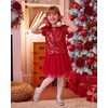 image:imageStelle Girls Sequin Top and Tutu Skirt Sets 2 Piece Outfits 515 YRed