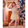 image:imageStelle Girls Sequin Top and Tutu Skirt Sets 2 Piece Outfits 515 YRose Gold