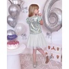 image:imageStelle Girls Sequin Top and Tutu Skirt Sets 2 Piece Outfits 515 YSilver