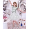 image:imageStelle Girls Sequin Top and Tutu Skirt Sets 2 Piece Outfits 515 YSilver