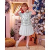 image:imageStelle Girls Sequin Top and Tutu Skirt Sets 2 Piece Outfits 515 YSilver