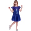image:imageStelle Girls Sequin Top and Tutu Skirt Sets 2 Piece Outfits 515 YCobalt Blue