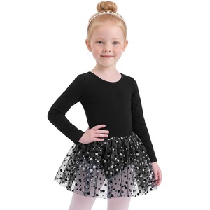 image:imageStelle Ballet Leotards for Girls Ballerina Outfit Long Sleeve Dance DressBlack
