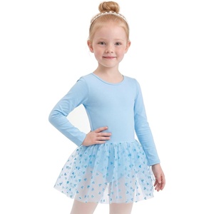 image:imageStelle Ballet Leotards for Girls Ballerina Outfit Long Sleeve Dance DressBlue