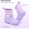 image:imageStelle Girls Insulated Winter Rain BootsLavender