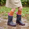 image:imageStelle Girls Insulated Winter Rain BootsRainbow Leopard