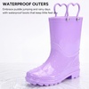 image:imageStelle Girls Rain Boots with EasyOn Handles Kids Boys BootsLavender
