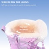 image:imageStelle Girls Snow Boots Warm Faux Fur Collar Kids Winter ShoesLilac