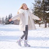 image:imageStelle Girls Snow Boots Warm Faux Fur Collar Kids Winter ShoesMermaid Ombre