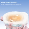 image:imageStelle Girls Snow Boots Warm Faux Fur Collar Kids Winter ShoesRainbow Pink