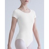 image:imageStelle Ballet Leotard for Women Twist Back Short Sleeve DancewearWhite