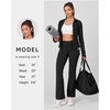 image:imageStelle Fleece Lined Leggings with Pockets for Women High Waisted Yoga PantsBlack