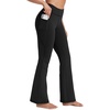 image:imageStelle Fleece Lined Leggings with Pockets for Women High Waisted Yoga PantsBlack